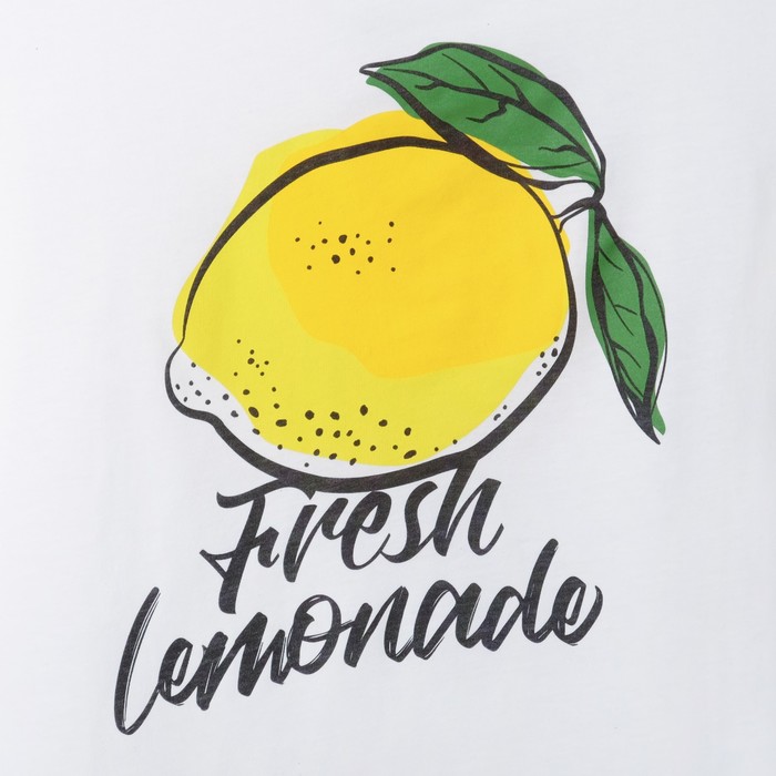 Майка женская KAFTAN "Lemon", белый, р-р 48-50, 100% хлопок