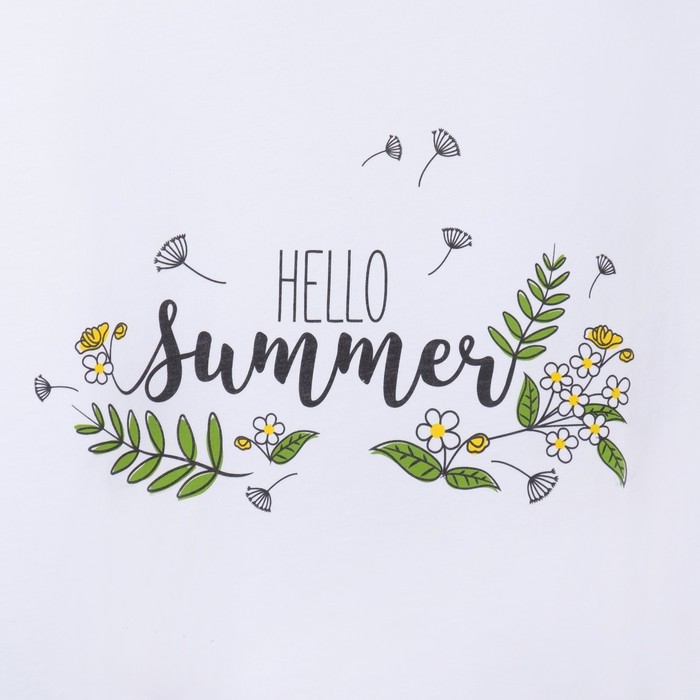 Майка женская KAFTAN "Summer", белый, р-р 40-42, 100% хлопок