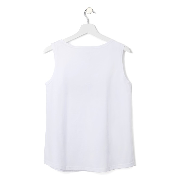 Майка женская KAFTAN "Summer", белый, р-р 40-42, 100% хлопок