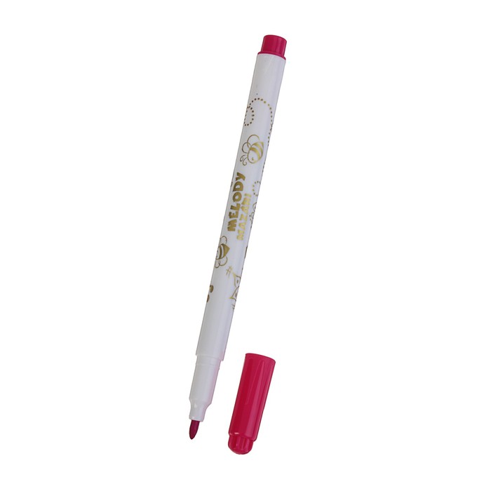 Фломастеры 12 цветов MELODY, вентилируемый колпачок, пластиковый пенал