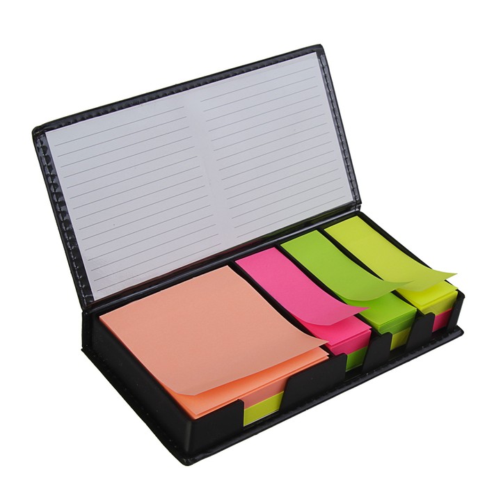 Набор блоков с липким краем: 2 блока 75х75 мм по 100 листов + 6 блоков 25х75 мм по 100 листов