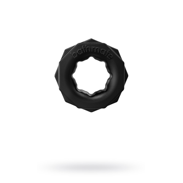 Эрекционное кольцо Bathmate Spartan, цвет чёрный, d=4 см