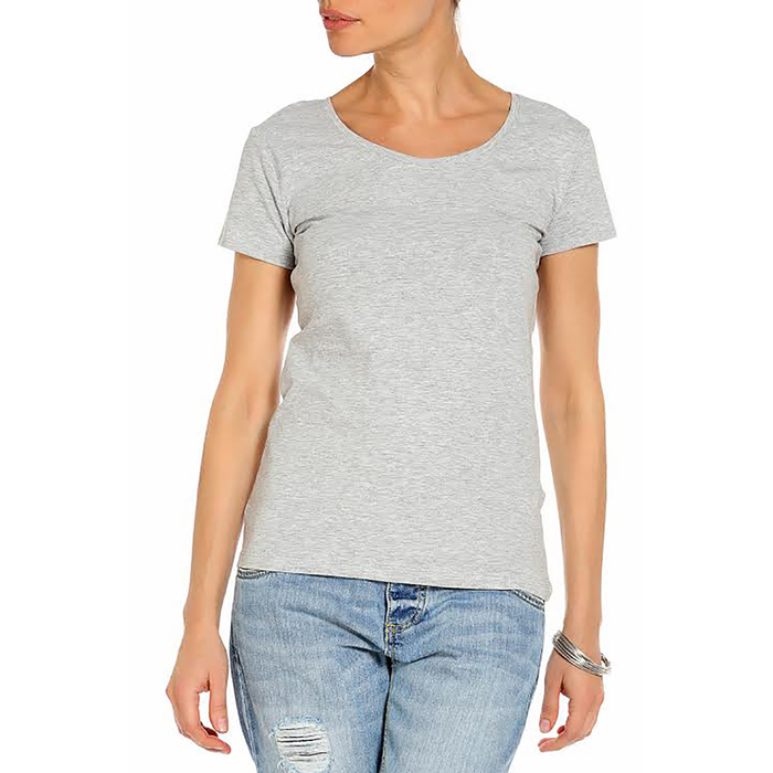 Футболка женская 1508 цвет серый меланж, р-р 42