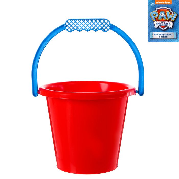Щенячий патруль. Ведро для песка "Щенячий патруль", 170 х 140 х 170 мм, цвет МИКС, Paw Patrol