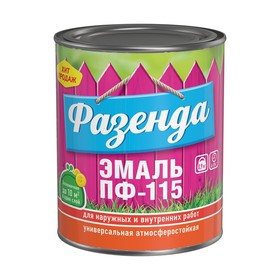 

Эмаль ПФ-115 ФАЗЕНДА серая гл 0,9кг ТЕКС