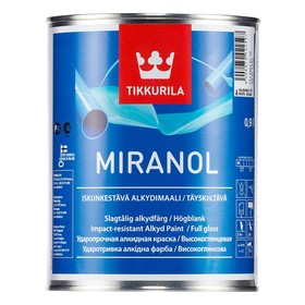 

Эмаль алкидная Миранол А универсальная суперглянцевая Тиккурила 0,9л