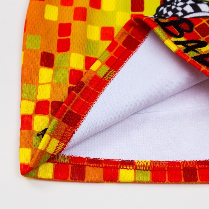 Шапка детская трикотажная, размер 52-54 см, цвет оранжевый 1254