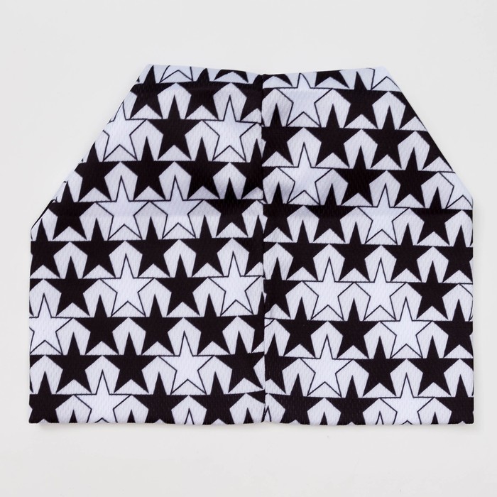 Шапка детская трикотажная, размер 54-56 см, цвет чёрно-белый 1255