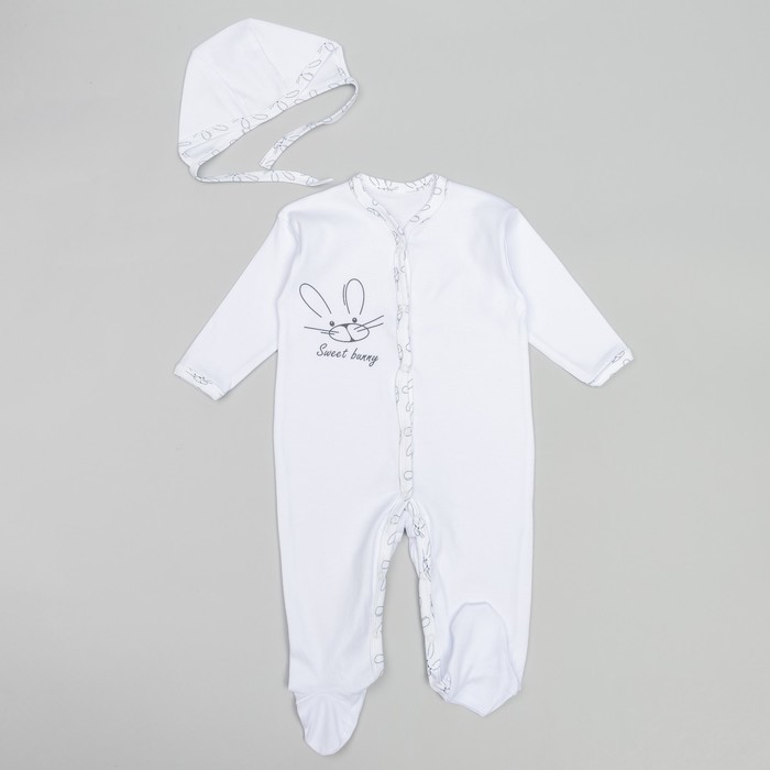 Комплект детский, рост 74 см, цвет белый К-621-04_М