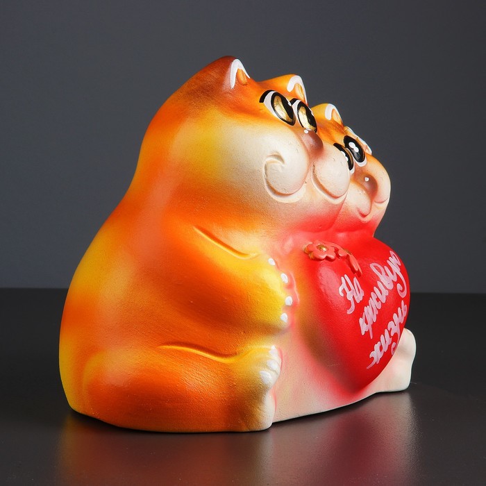 Копилка "Пара Котов декор: на красивую жизнь" 20см