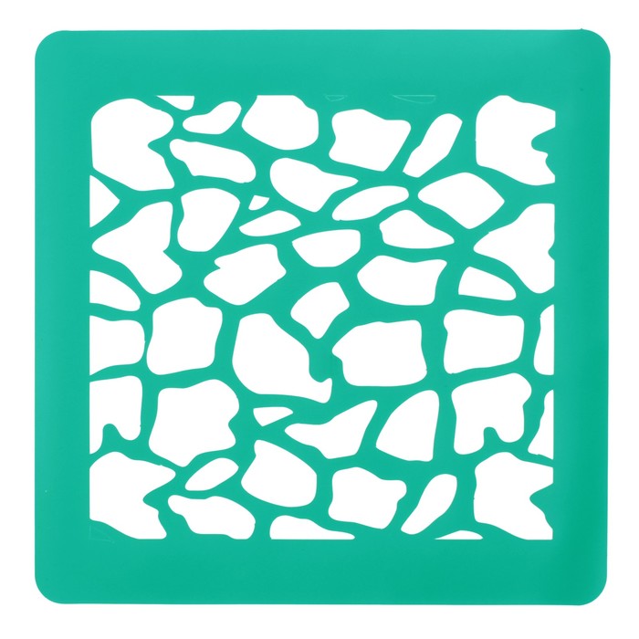 Трафарет клеевой "Камни" 15х15 см