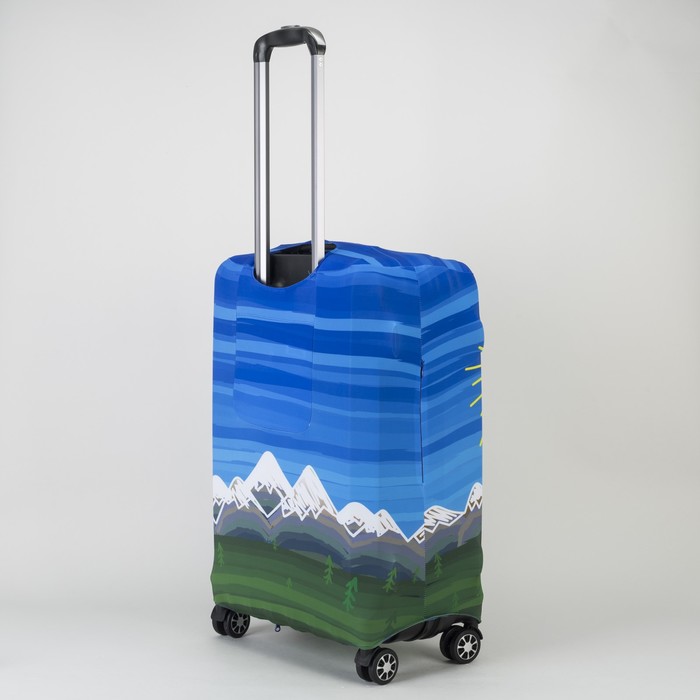 Чехол для чемодана 24", 41*25*61, "Горный пейзаж"