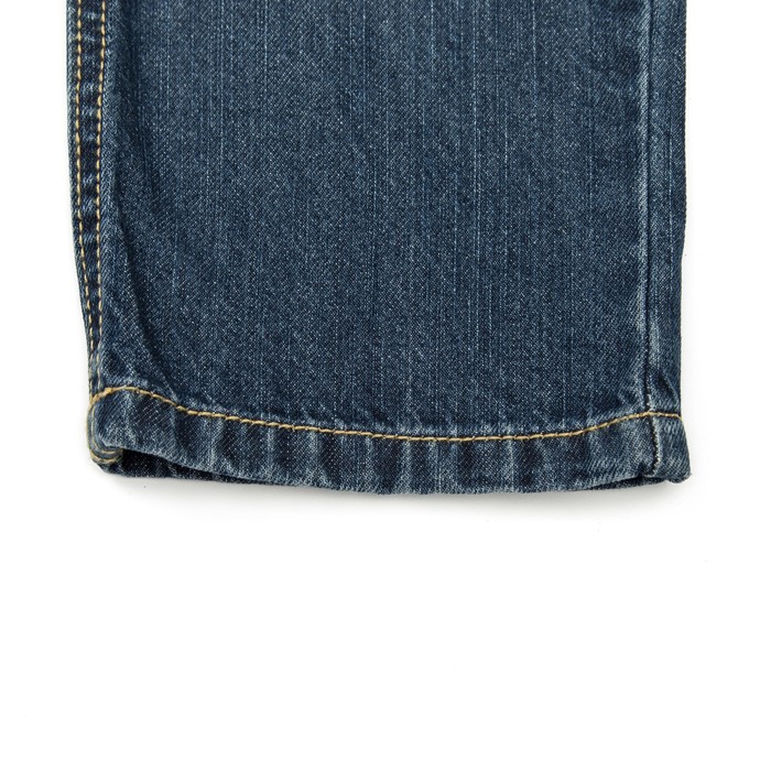 Брюки джинсовые для мальчиков, рост 98 см, цвет синий 2060