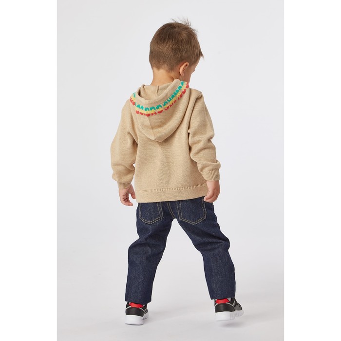 Брюки джинсовые для мальчиков, рост 152 см, цвет синий 2064