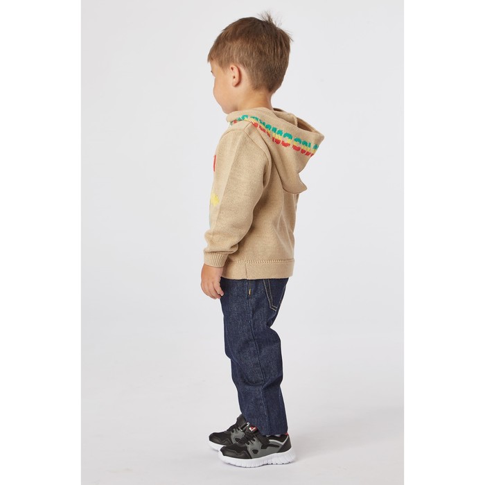 Брюки джинсовые для мальчиков, рост 116 см, цвет синий 2064