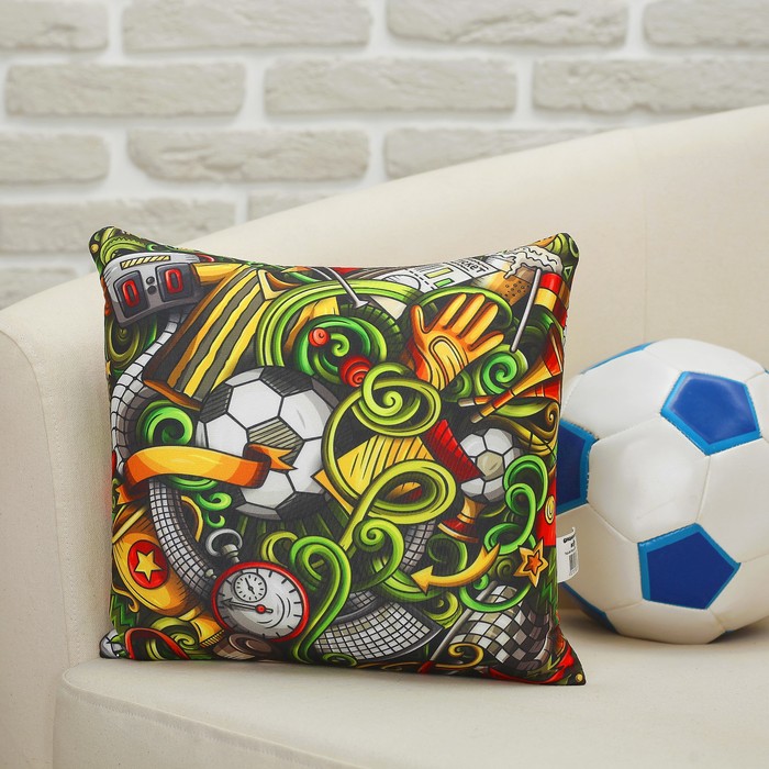 Мягкая подушка-игрушка антистресс "Игра" 09