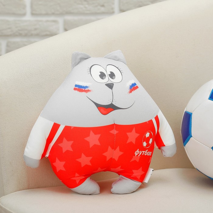 Мягкая игрушка-антистресс "Кот Лаки" мини