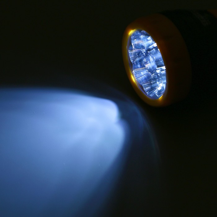 Фонарь "Трофи" TA12, 9 светодиодов, аккумулятор 4В 900мА.ч, FM-радио