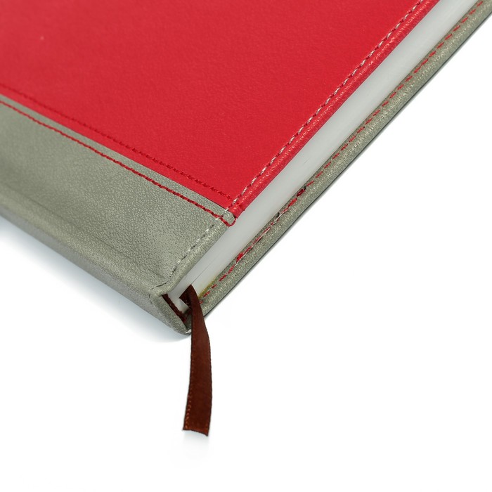 Ежедневник недат А5 120л кл,карта на форзаце,ляссе,обл пвх Комбинированный МИКС