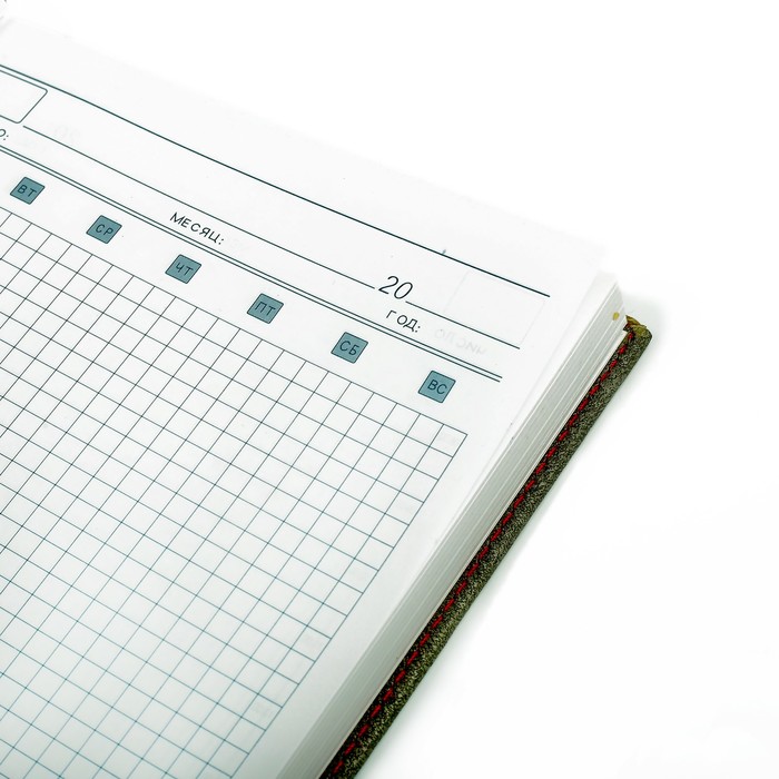 Ежедневник недат А5 120л кл,карта на форзаце,ляссе,обл пвх Комбинированный МИКС