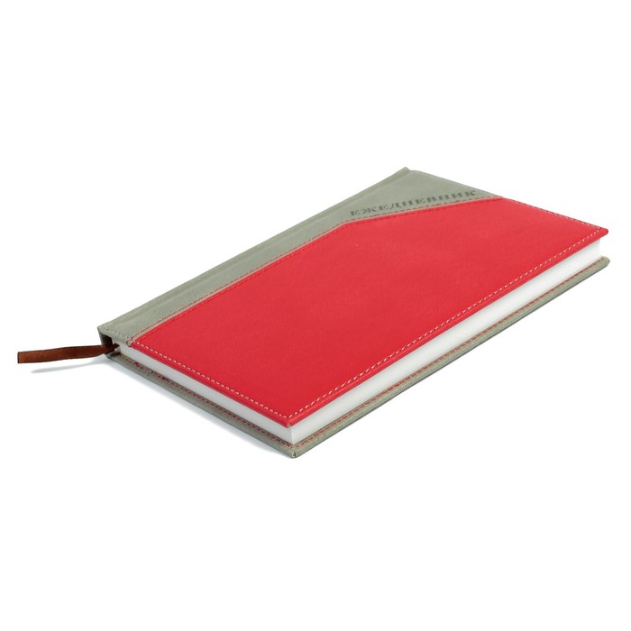 Ежедневник недат А5 120л кл,карта на форзаце,ляссе,обл пвх Комбинированный МИКС