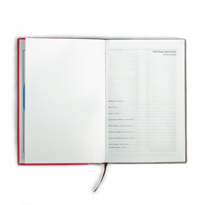 Ежедневник недат А5 120л кл,карта на форзаце,ляссе,обл пвх Комбинированный МИКС