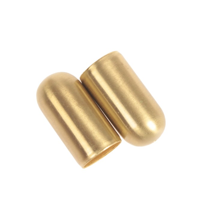 Декор для творчества металл "Основа для колокольчика - вытянутая" набор 2 шт 4х1,8 см