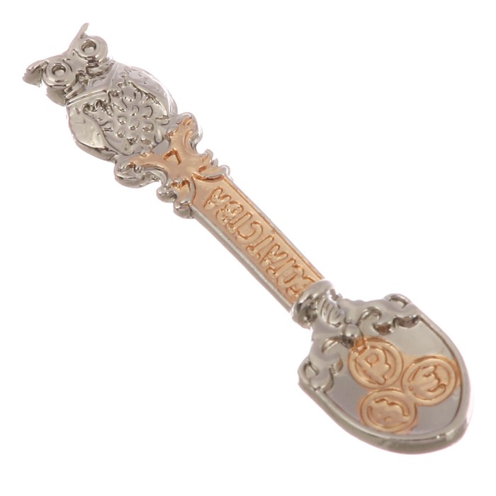 Ложка-загребушка двухцветная "Денежная сова"