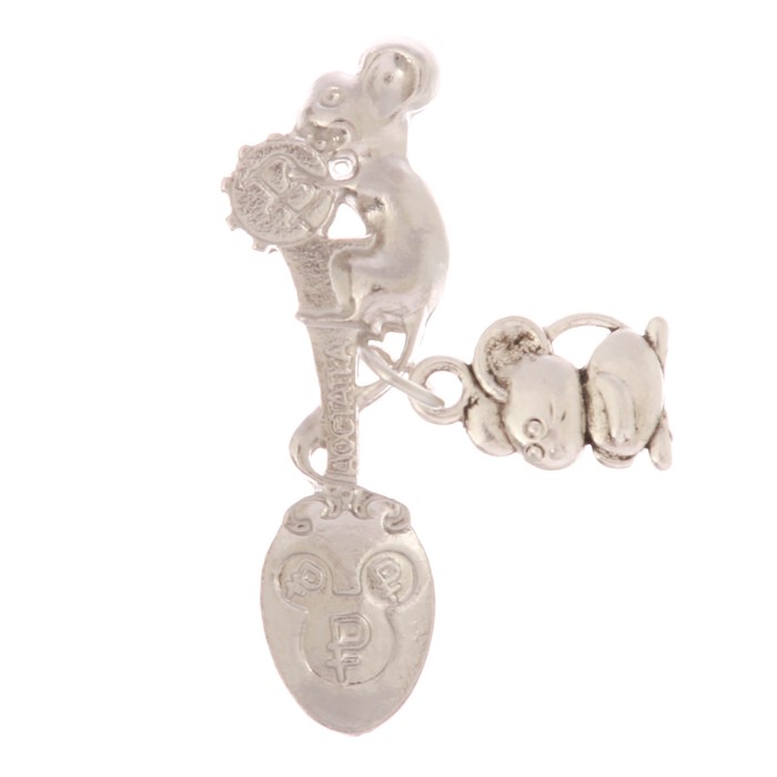 Ложка-загребушка с доп. элементом "Мышка"