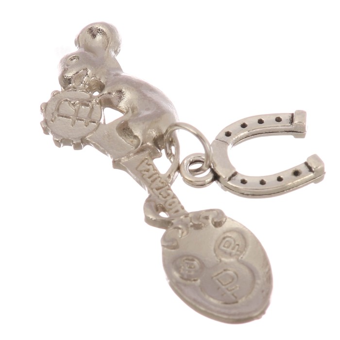 Ложка-загребушка с доп. элементом "Подкова на удачу"