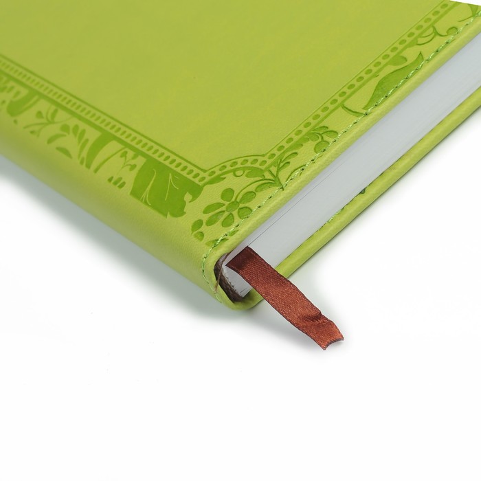 Ежедневник недат А5 120л кл,карта на форзаце,ляссе,обл пвх под нубук Оригинал