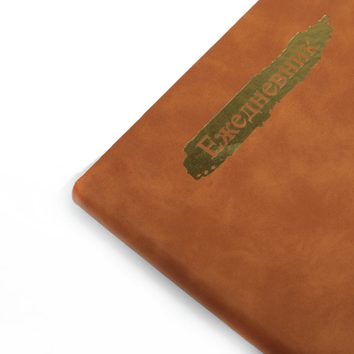 Ежедневник недат А5 120л кл,карта на форзаце,ляссе,обл пвх под нубук Новый Стиль