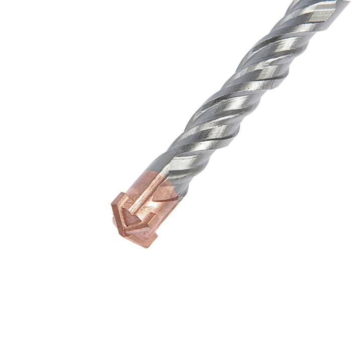 Бур по бетону TUNDRA premium, крестовой наконечник, двойная спираль, SDS-Plus, 14 х 160 мм