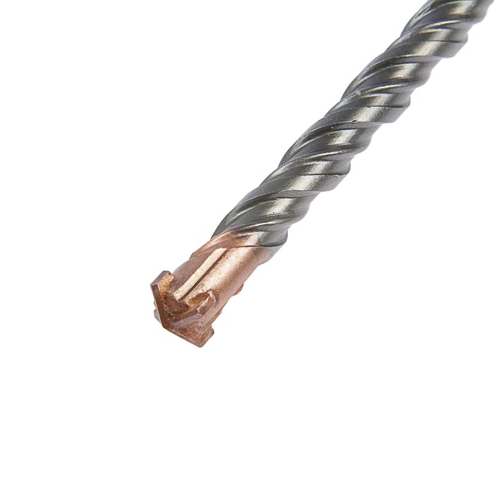 Бур по бетону TUNDRA premium, крестовой наконечник, двойная спираль, SDS-Plus, 14 х 260 мм