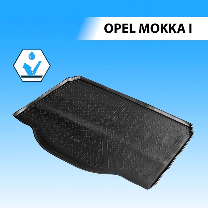 фото Коврик багажника rival для opel mokka 5-дв. 2012-2016, полиуретан, 14206002
