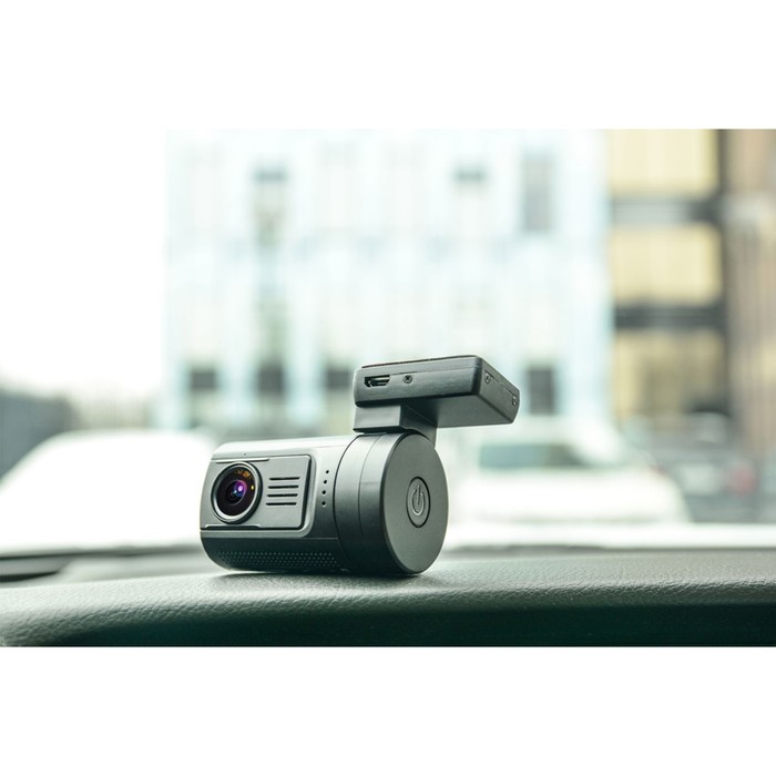 Видеорегистратор TrendVision Mini 2CH, две камеры, 1.5", обзор 145°, 1920х1080