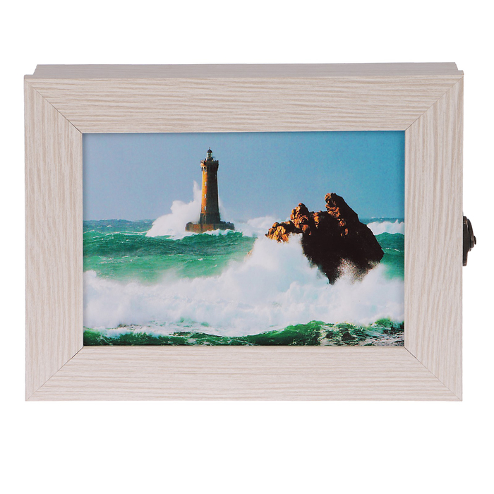 Ключница  "Прибой" молочный дуб 18х23х5 см