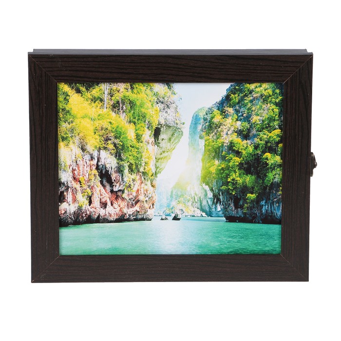 Ключница  "Ущелье" венге 25х30х5 см