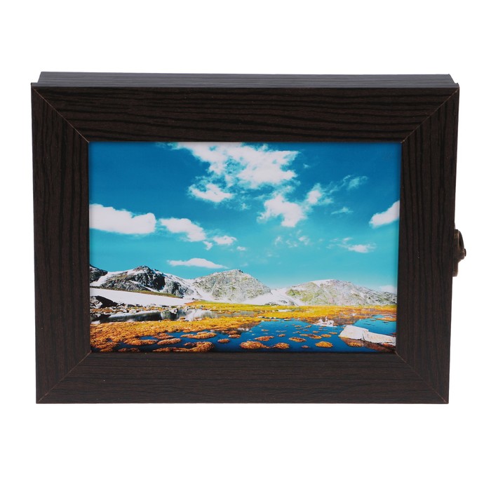 Ключница  "Горы" венге 18х23х5 см