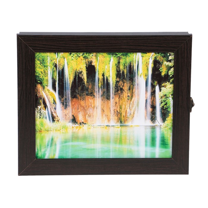 Ключница "Спокойствие" венге 25х30х5 см