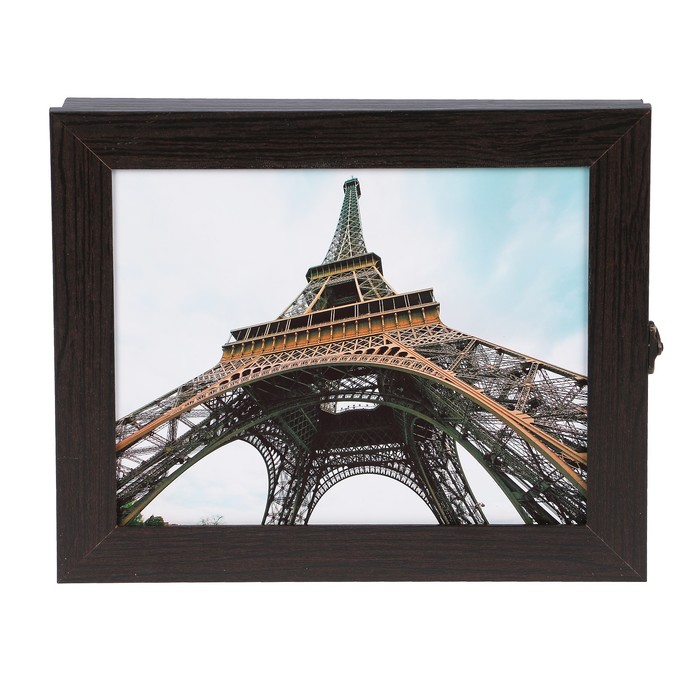 Ключница  "Эйфелева башня" венге 25х30х5 см