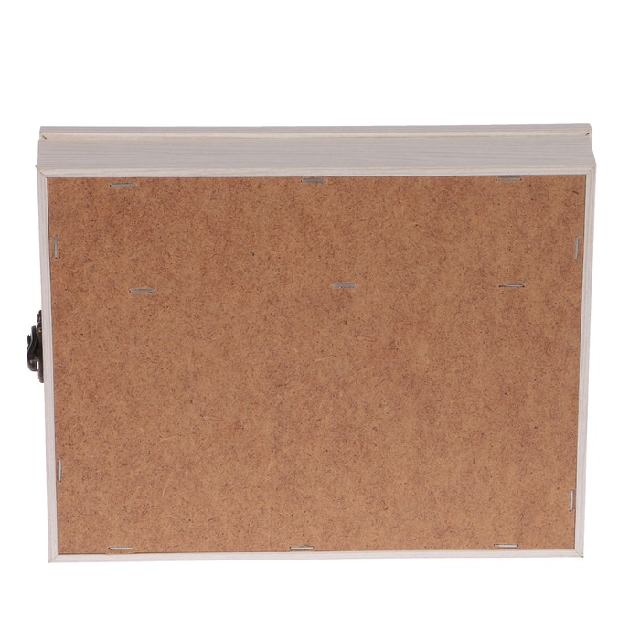 Ключница "Капля ртути в Чикаго" молочный дуб 18х23х5 см