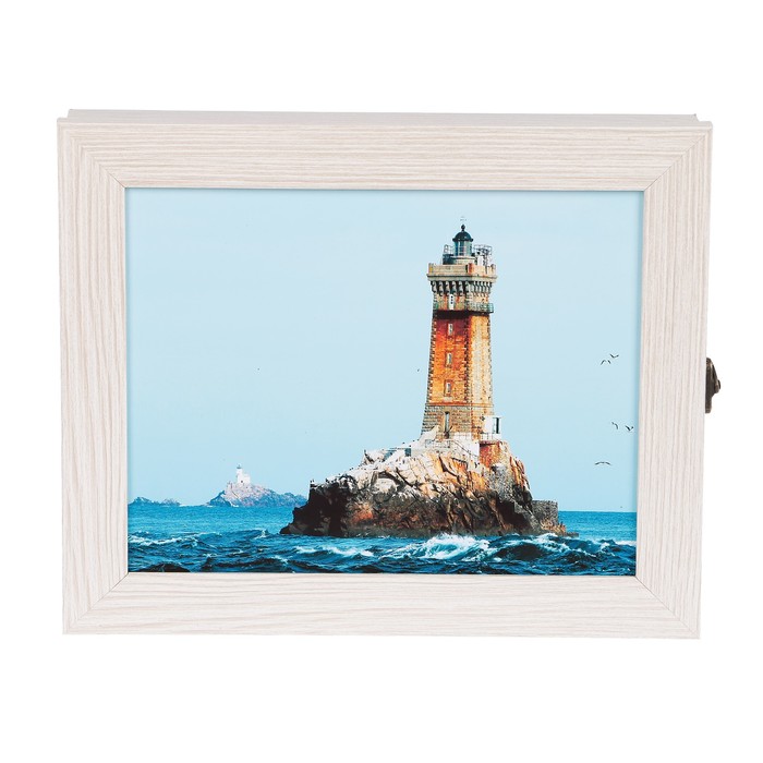 Ключница  "Маяк" молочный дуб 25х30х5 см