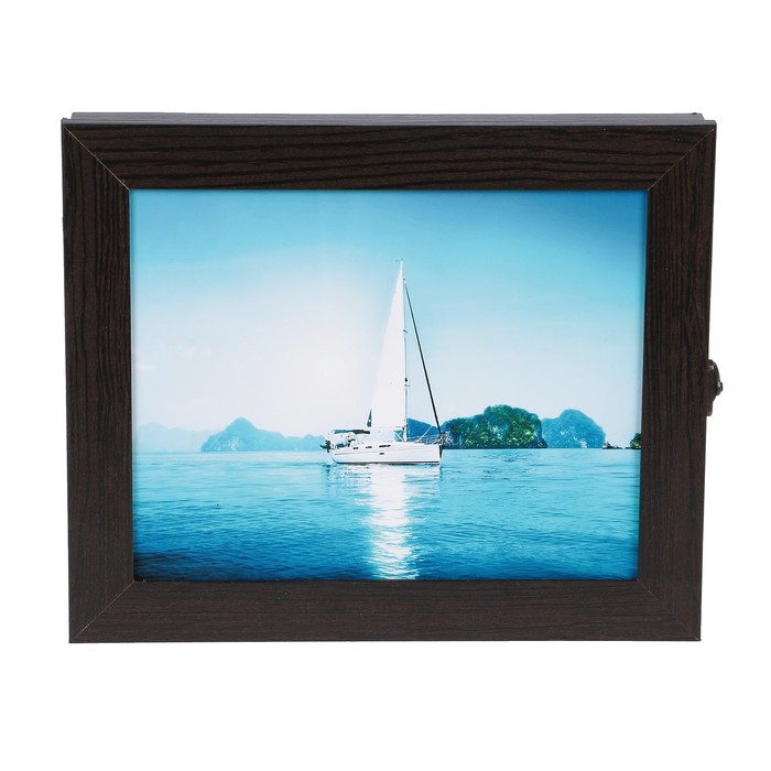 Ключница  "Парусник" венге 25х30х5 см