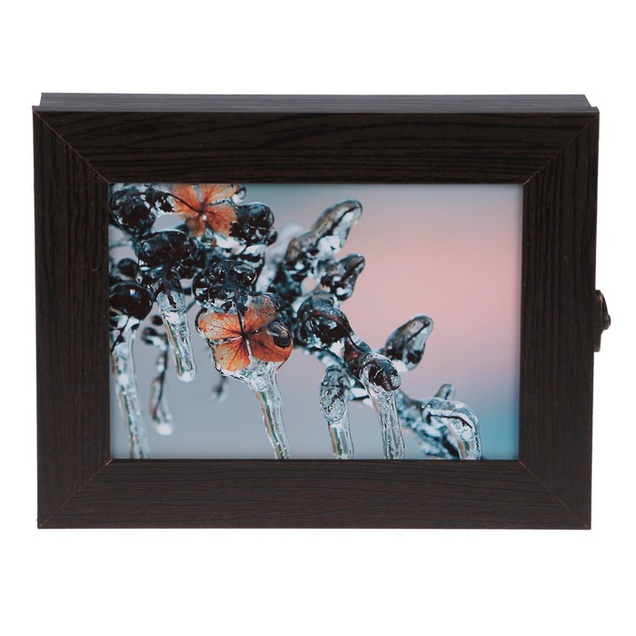 Ключница "Веточка" венге 18х23х5 см