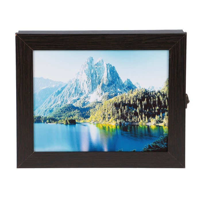 Ключница "Речная гладь" венге 25х30х5 см