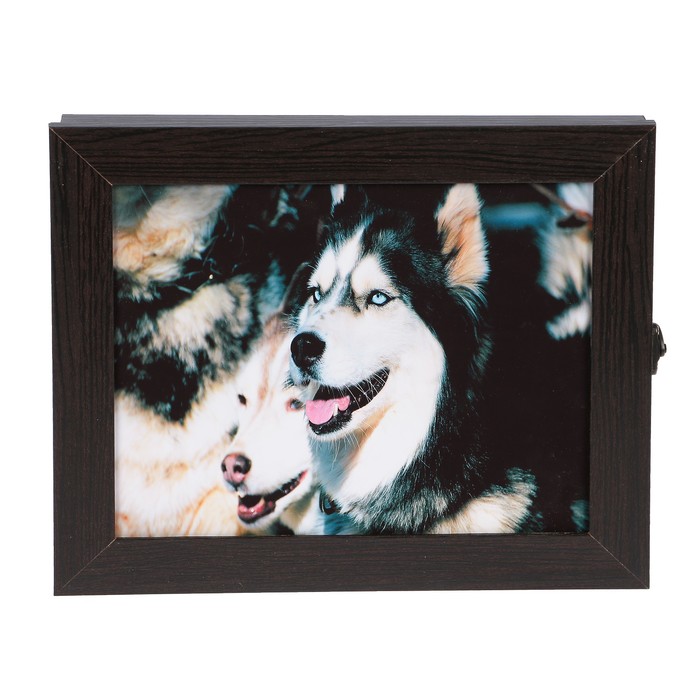 Ключница  "Хаски" венге 25х30х5 см
