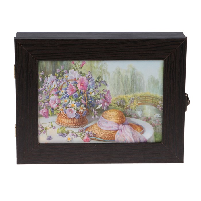 Ключница  "Натюрморт" венге 18х23х5 см