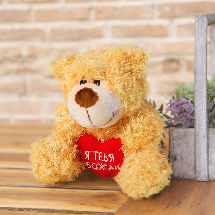 Мягкая игрушка Теди "Я тебя обожаю" 17см
