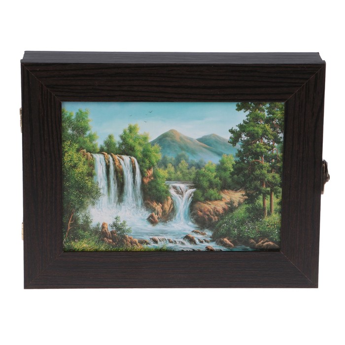 Ключница SI-137 "Водопад" венге 18х23х5 см